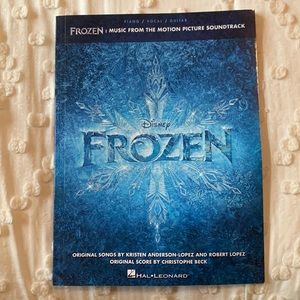 Frozen music book for piano, vocal and guitar